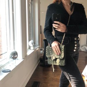 👛 NWT suade Zara purse